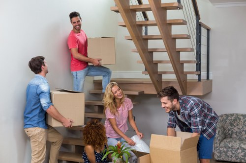 Man with van service assisting a local move in New Malden