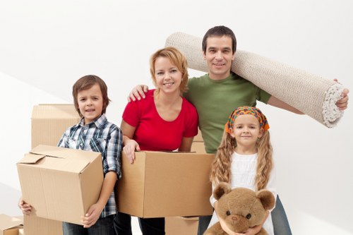 Residential moving service for a flat or family home in New Malden