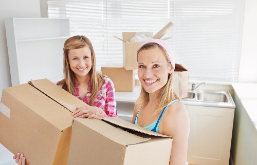 Local moving van supporting a flat or house removal in New Malden