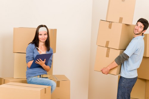 Business relocation team coordinating a move in New Malden